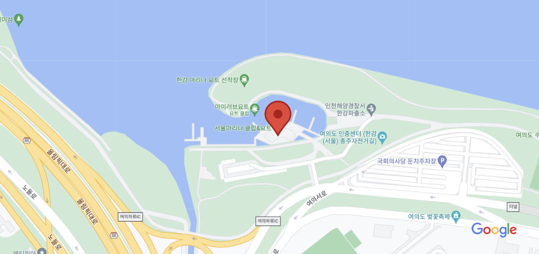 서울 마리나 지도